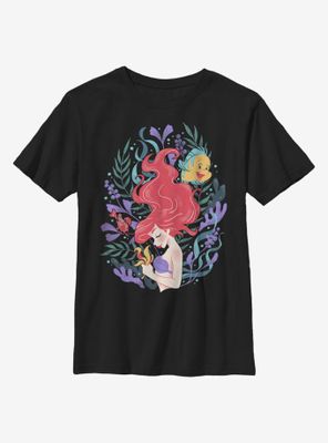 Disney The Little Mermaid Ariel Illustration Youth T-Shirt