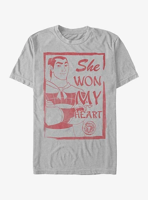 Disney Mulan Shang She Won My Heart T-Shirt