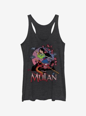 Disney Mulan Mushu Warrior Run Womens Tank Top