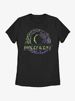 Disney Sleeping Beauty Maleficent Fire Wheel Womens T-Shirt