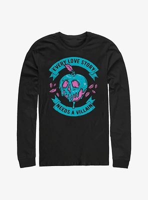 Disney Snow White And The Seven Dwarfs Love Story Villain Long-Sleeve T-Shirt