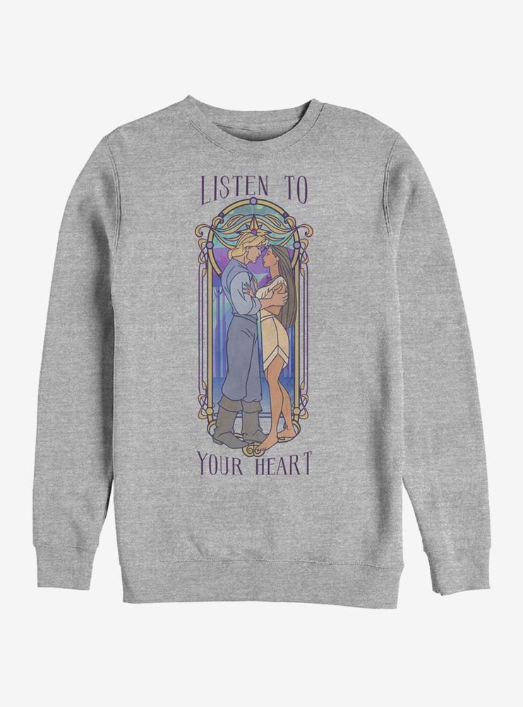 Disney Pocahontas Listen To Your Heart Sweatshirt