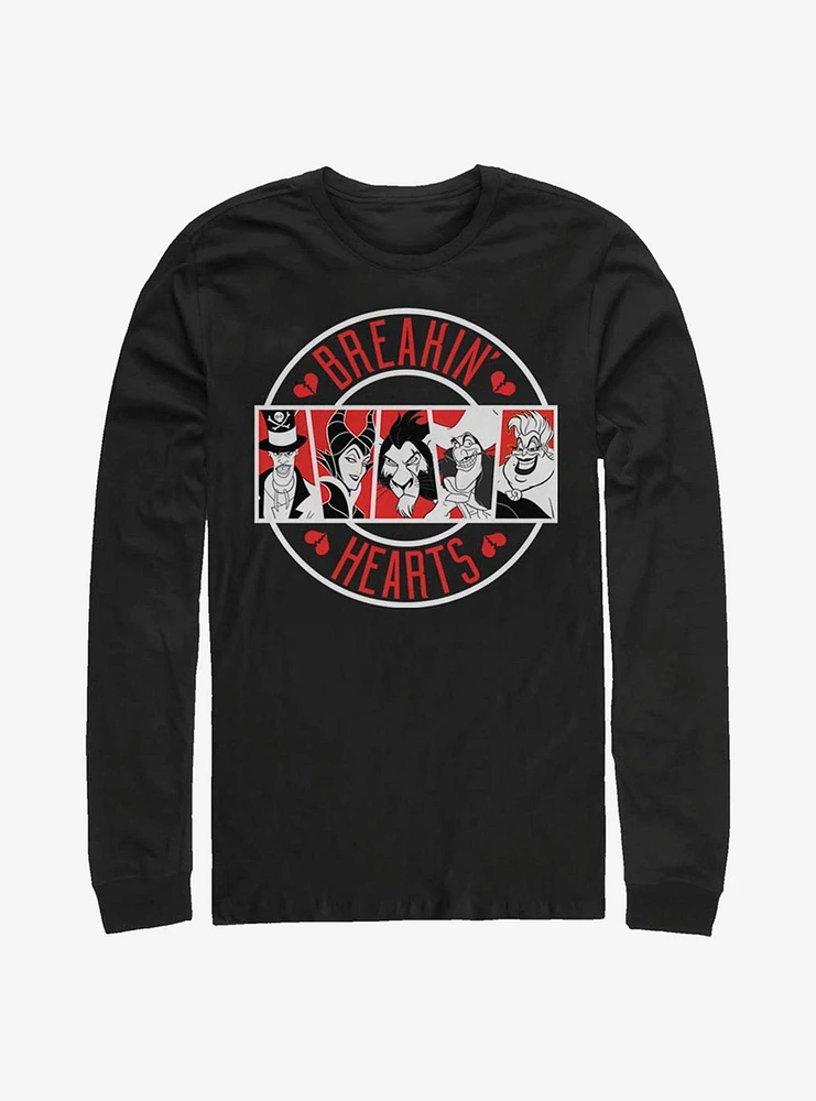 Disney Villains Breakin' Hearts Long-Sleeve T-Shirt