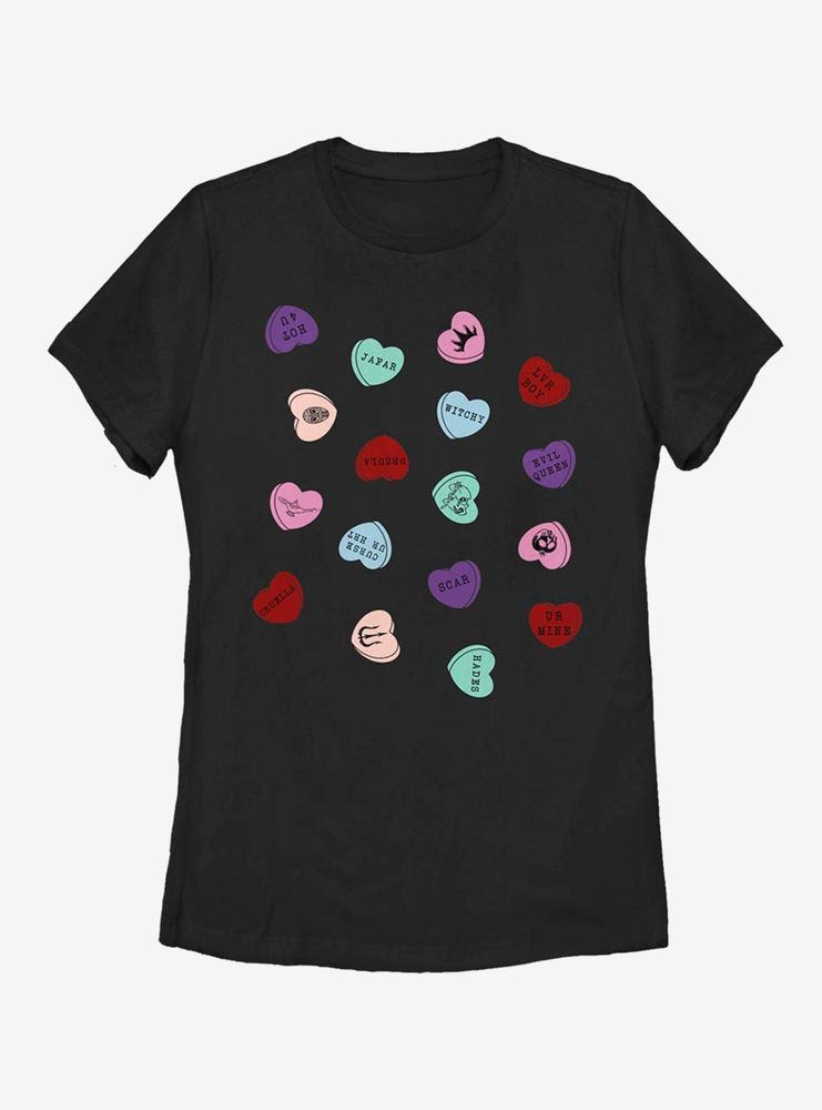 Disney Villains Evil Candy Womens T-Shirt