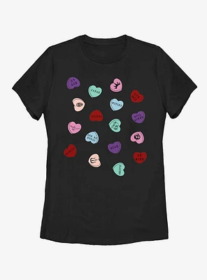 Disney Villains Evil Candy Womens T-Shirt