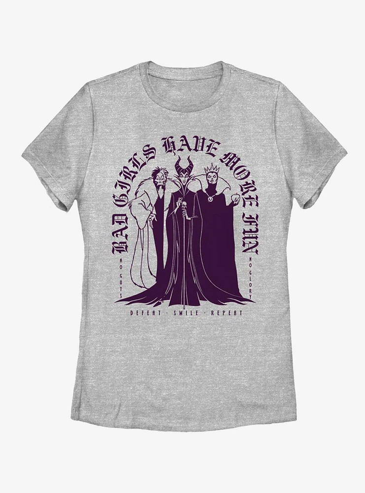 Disney Villains Bad Girls Arch Womens T-Shirt