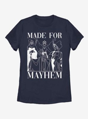 Disney Villains Made For Mayhem Womens T-Shirt