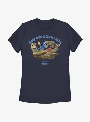 Disney Pixar Finding Nemo Ocean Womens T-Shirt