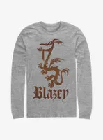 Disney Pixar Onward Blazey Crest Long-Sleeve T-Shirt