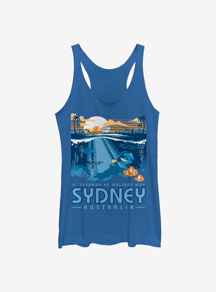 Disney Pixar Finding Nemo Wallaby Way Sydney Womens Tank Top