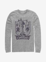 Disney Pixar Onward Charcoal Ian Badge Long-Sleeve T-Shirt