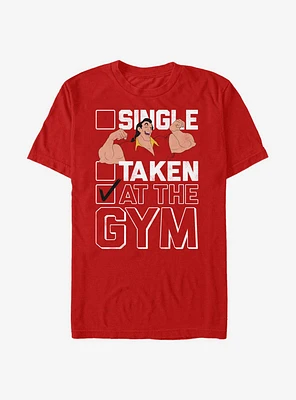 Disney Beauty And The Beast At Gym T-Shirt