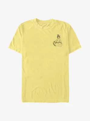Disney Beauty And The Beast Belle Line T-Shirt