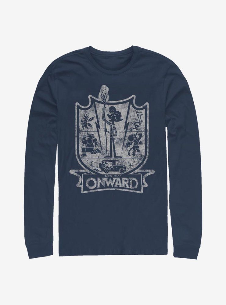 Disney Pixar Onward Crest Long-Sleeve T-Shirt