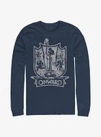 Disney Pixar Onward Crest Long-Sleeve T-Shirt