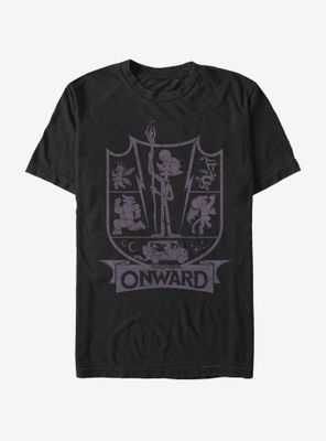 Disney Pixar Onward Charcoal Ian Badge T-Shirt