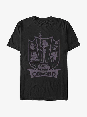 Disney Pixar Onward Charcoal Ian Badge T-Shirt