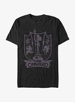 Disney Pixar Onward Charcoal Ian Badge T-Shirt