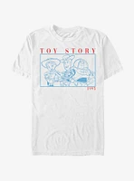 Disney Pixar Toy Story 4 Boxed Friends T-Shirt