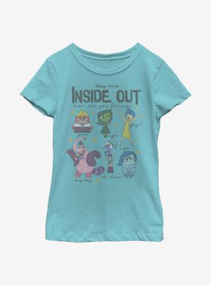 Disney Pixar Inside Out Feels Youth Girls T-Shirt