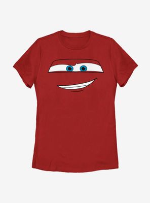 Disney Pixar Cars McQueen Big Face Womens T-Shirt