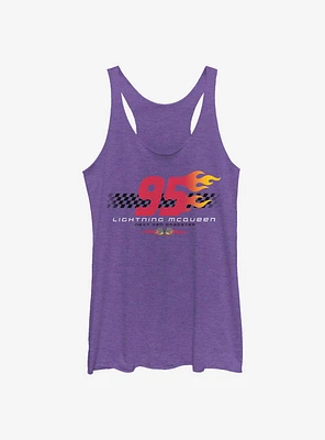 Disney Pixar Cars Flaming Ninety Five Womens Tank Top