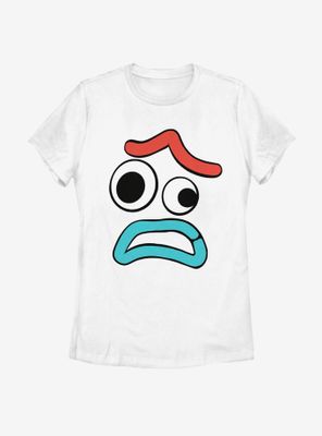 Disney Pixar Toy Story 4 Big Face Scared Forky Womens T-Shirt