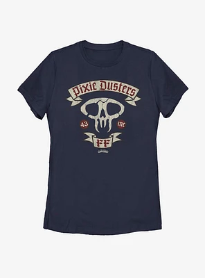 Disney Pixar Onward Dusters Back Womens T-Shirt
