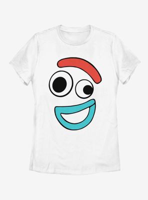 Disney Pixar Toy Story 4 Big Face Smiling Forky Womens T-Shirt