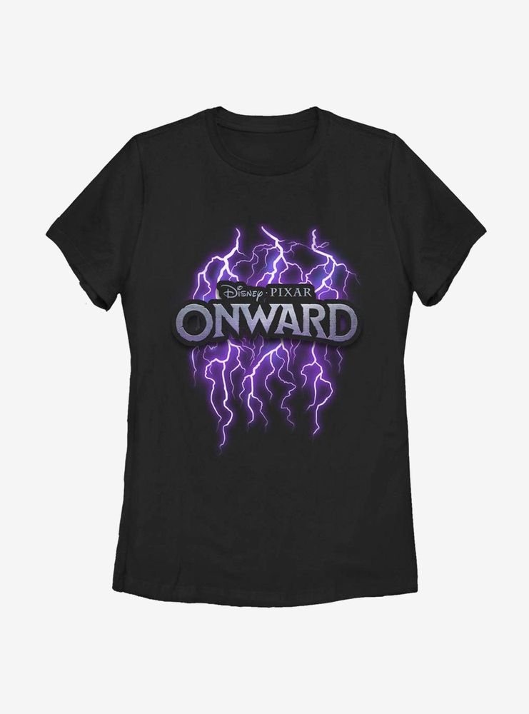 Disney Pixar Onward Logo Lightning Womens T-Shirt