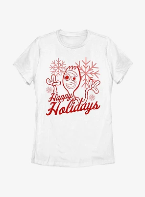 Disney Pixar Toy Story 4 Forky Holidays Womens T-Shirt