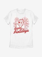 Disney Pixar Toy Story 4 Forky Holidays Womens T-Shirt