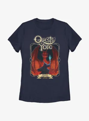 Disney Pixar Onward Quest Of Yore Cover Womens T-Shirt