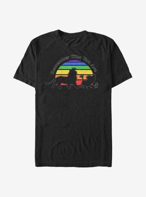 Disney The Lion King Remember Rainbow T-Shirt