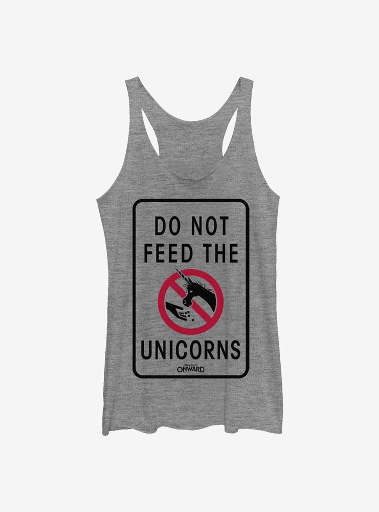 Disney Pixar Onward Don't Feed The Unicorns Womens Tank Top