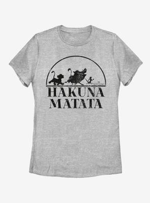 Disney The Lion King Hakuna Matata Log Walk Womens T-Shirt