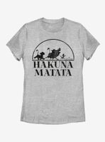 Disney The Lion King Hakuna Matata Log Walk Womens T-Shirt