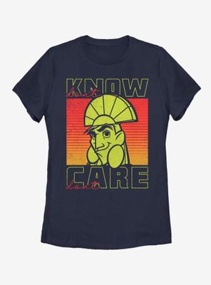 Disney The Emperor's New Groove Don't Know Care Kuzco Womens T-Shirt