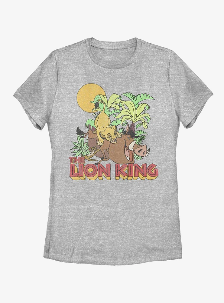 Disney The Lion King Jungle Play Womens T-Shirt