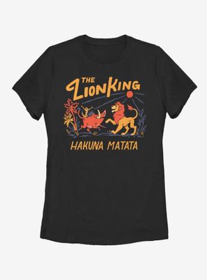 Disney The Lion King Hakuna Matata Sunrise Womens T-Shirt