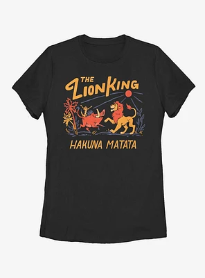 Disney The Lion King Hakuna Matata Sunrise Womens T-Shirt