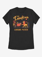 Disney The Lion King Hakuna Matata Sunrise Womens T-Shirt