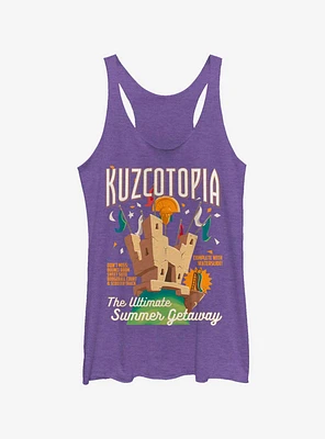 Disney The Emperor's New Groove Kuzcotopia Ad Womens Tank Top