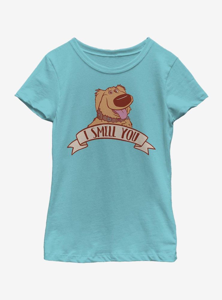 Disney Pixar Up Goodest Boy Badge Youth Girls T-Shirt