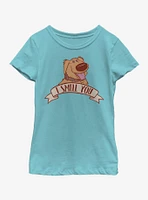 Disney Pixar Up Goodest Boy Badge Youth Girls T-Shirt