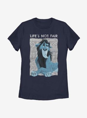 Disney The Lion King Scar Not Fair Womens T-Shirt