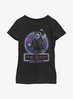 Disney Pixar Onward Begin Quest Youth Girls T-Shirt