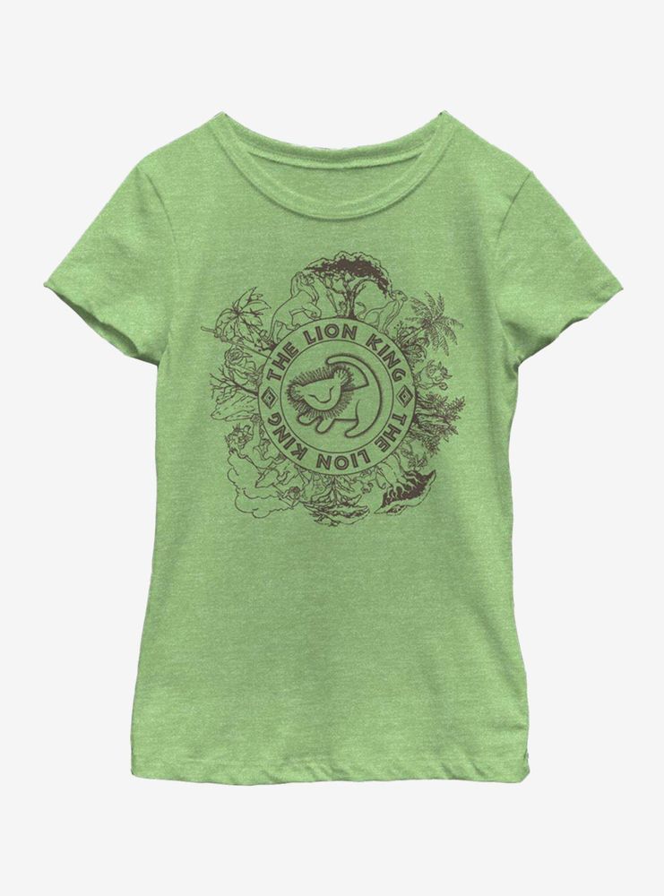 Disney The Lion King Circle Of Life Youth Girls T-Shirt