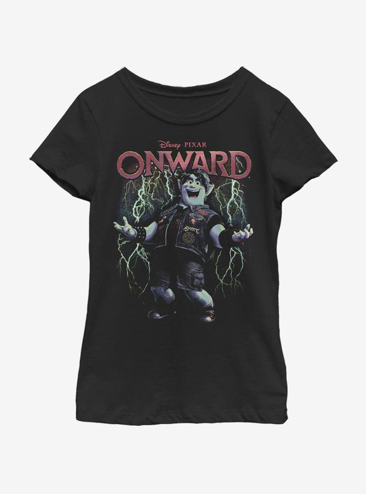 Disney Pixar Onward Light It Up Youth Girls T-Shirt