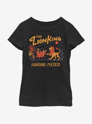 Disney The Lion King Hakuna Matata Sunrise Youth Girls T-Shirt